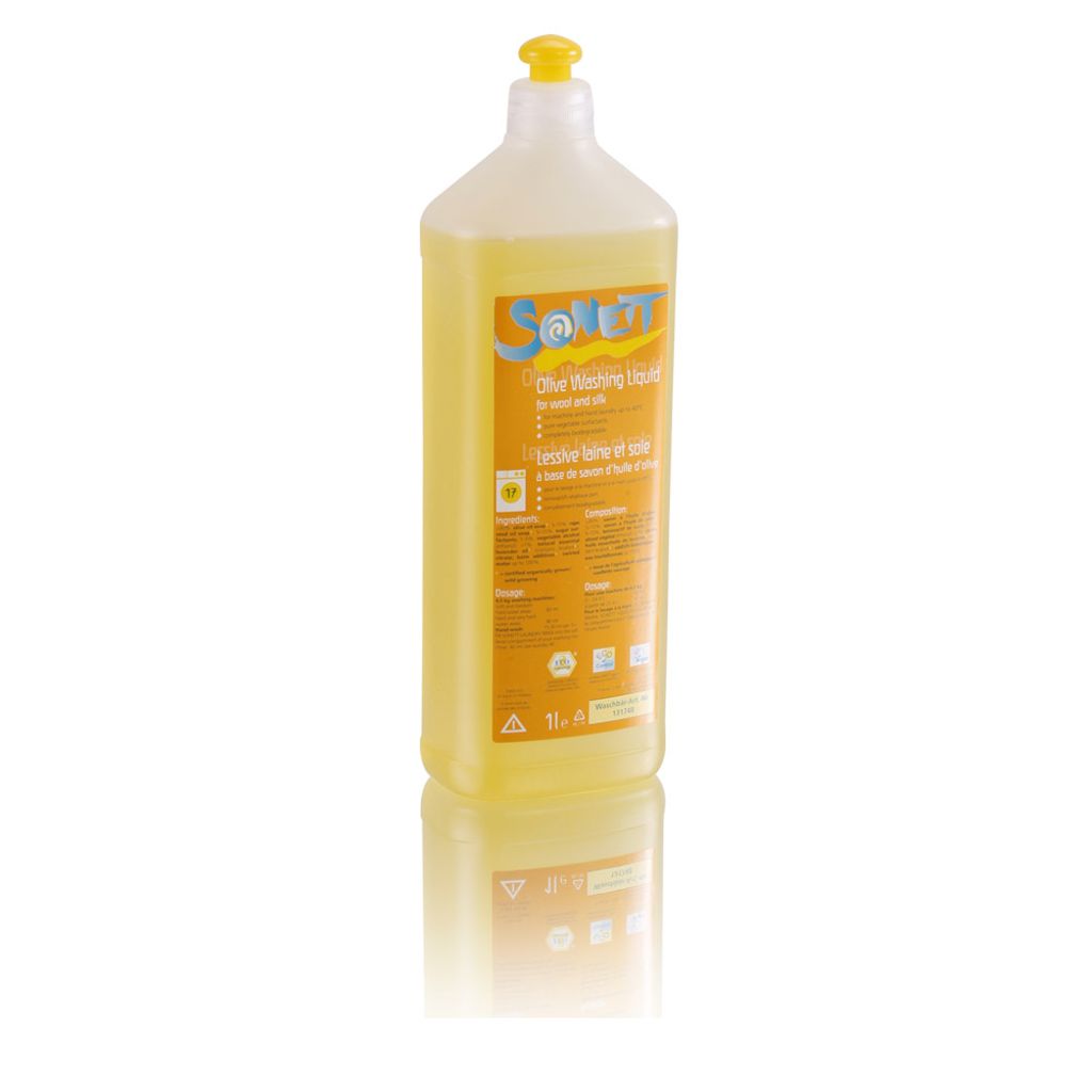 sonett Olivenwaschmittel für Wolle & Seide, 1 l Produktbild 