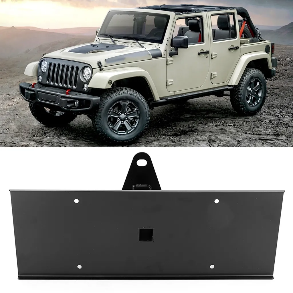 Accessoires extérieurs voiture support plaque immatriculation 52cm - 6