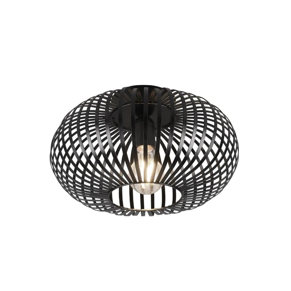 Trio Leuchten Johann Deckenleuchte Ø30cm 60W Schwarz Produktbild 12