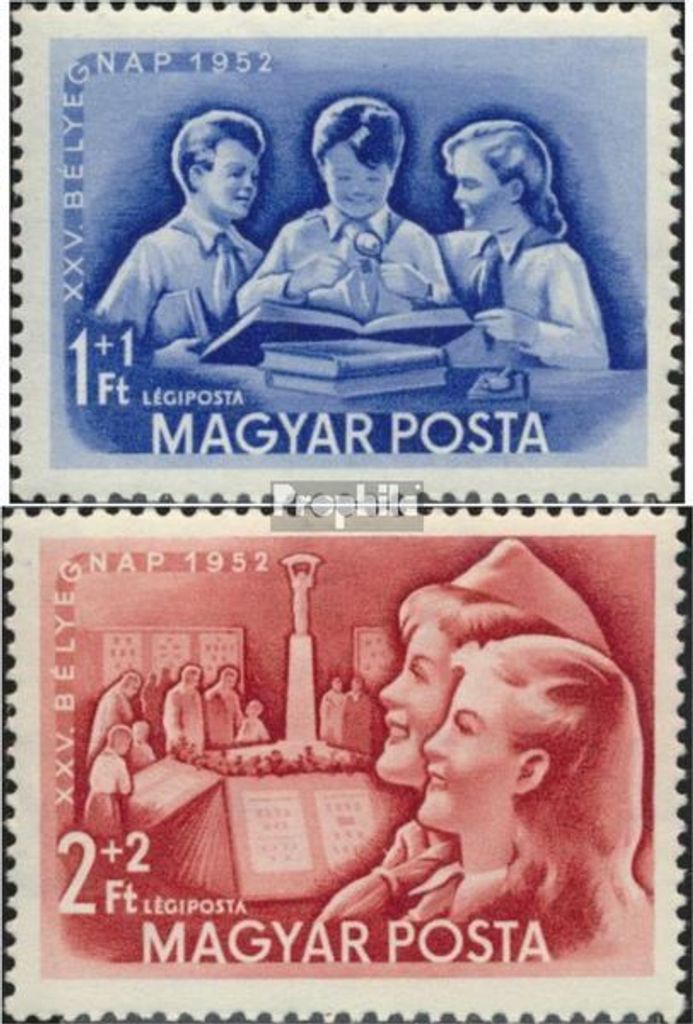 Briefmarken Ungarn 1952 Mi 1274-1275 (kompl.Ausg.) postfrisch Philatelie