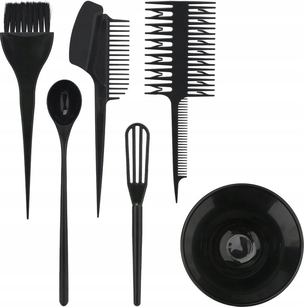 Kit de teinture pour cheveux professionnels 6 PIÈCES Image du produit 