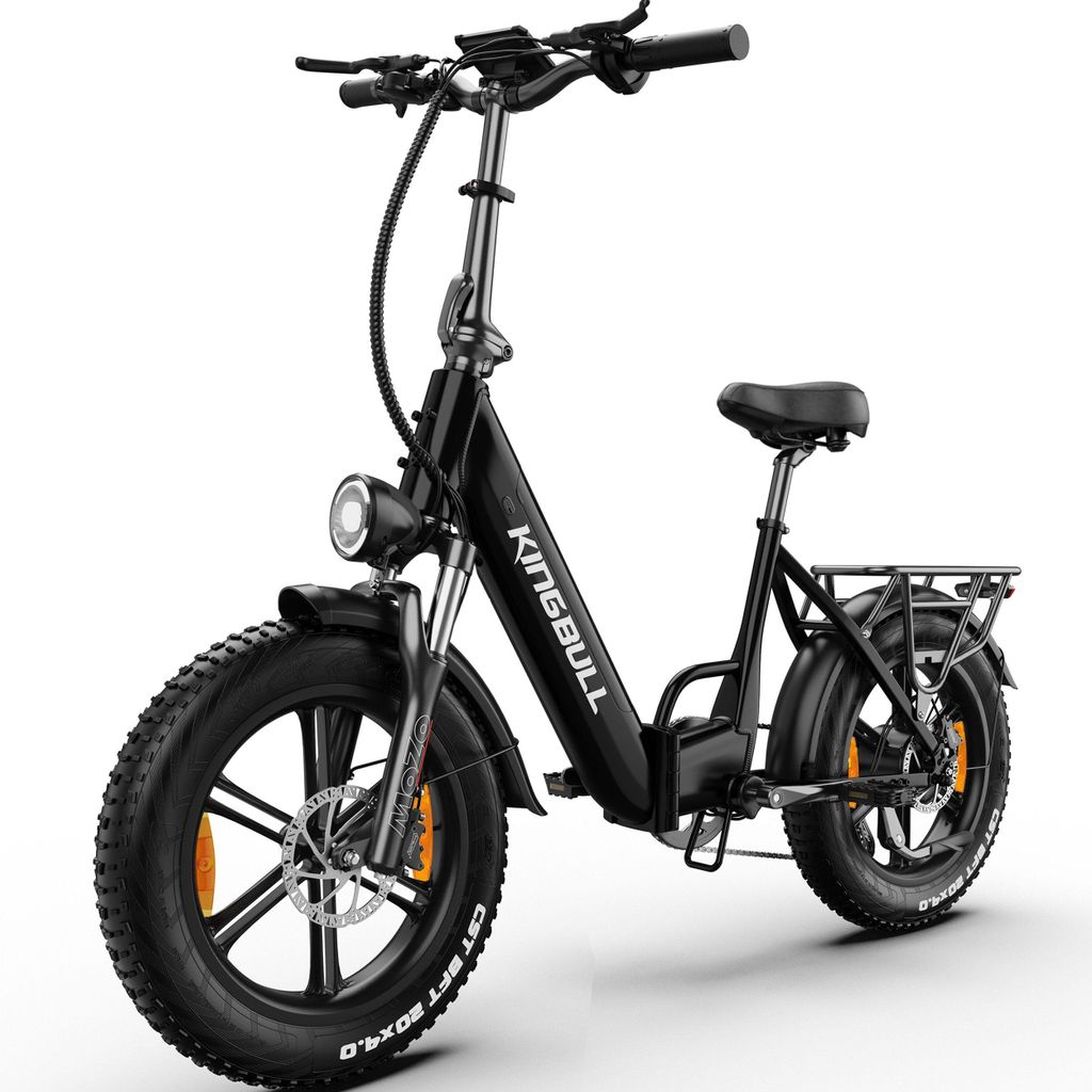 Klappbares 20 Zoll Fatbike E-Bike mit abnehmbarem Akku und Produktbild 