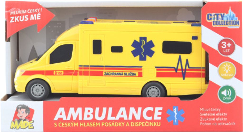 Sanitka na setrvačník a baterie s českým hlasem Obrázek produktu 