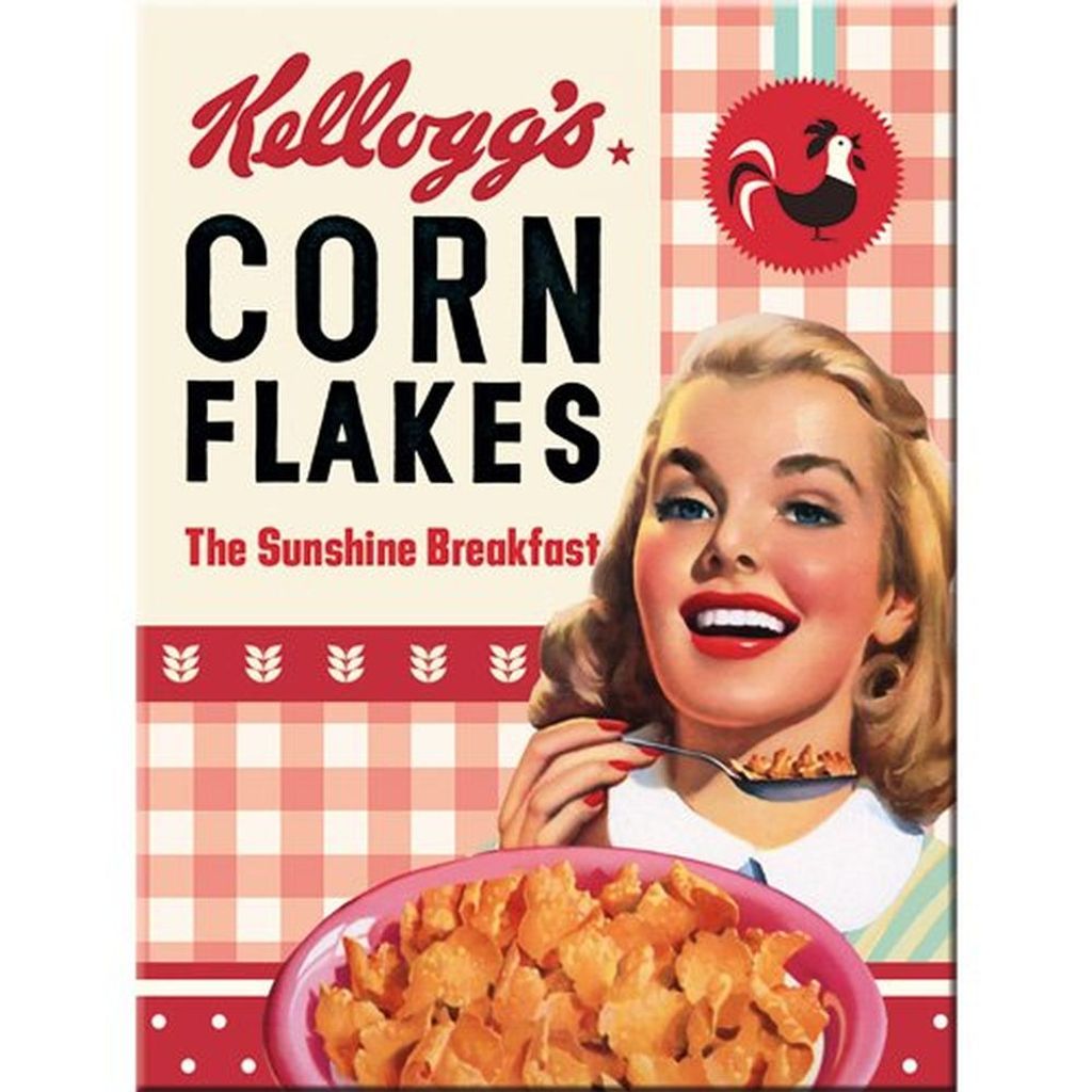 Nostalgic-Art - Magnet 6 x 8 cm - Kellogg's - Girl Corn Produktbild 