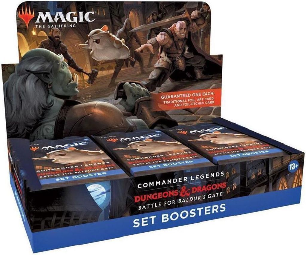 Wizards of the Coast Magic the Gathering Commander Legends: Battle for Baldur's Gate Set-Booster Display (18) englisch