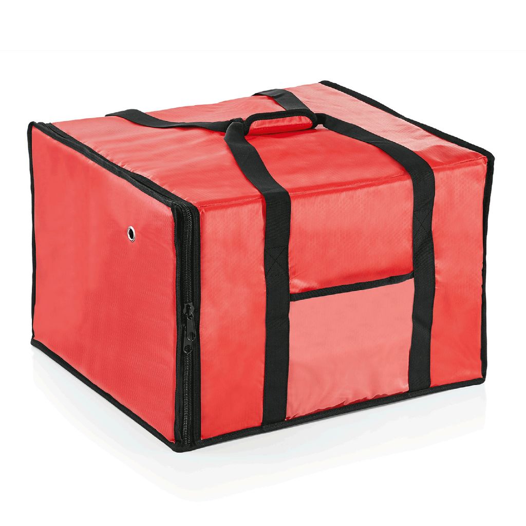 Pizza Isoliertasche Für 6 Pizzen bis 45 cm rot Produktbild 