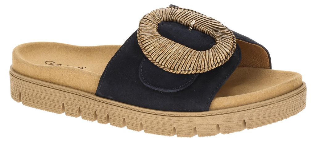 Gabor 83.742 Damen Pantoletten - Pantolette blau NEU