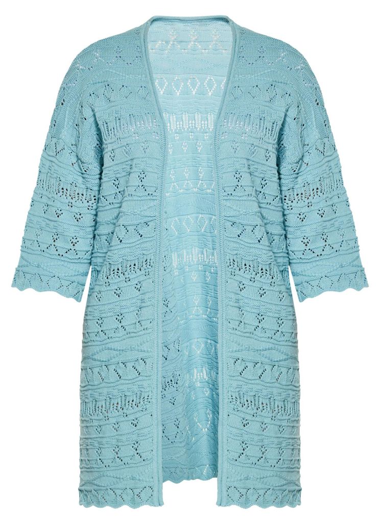 ALBEE damen strickjacke - aqua, M
