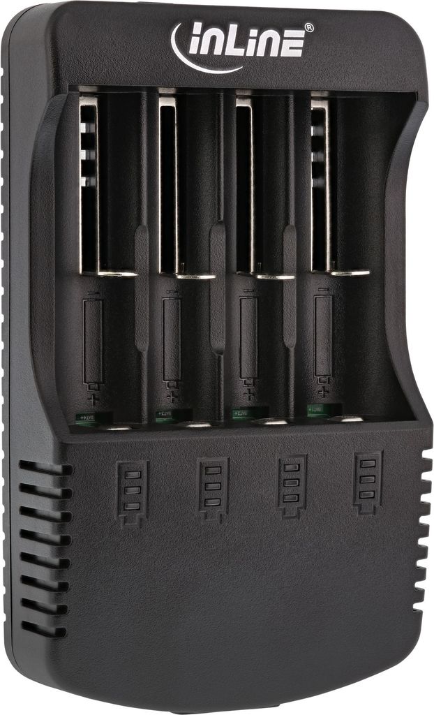 InLine Ladegerät für Lithium und NiCd+NiMH