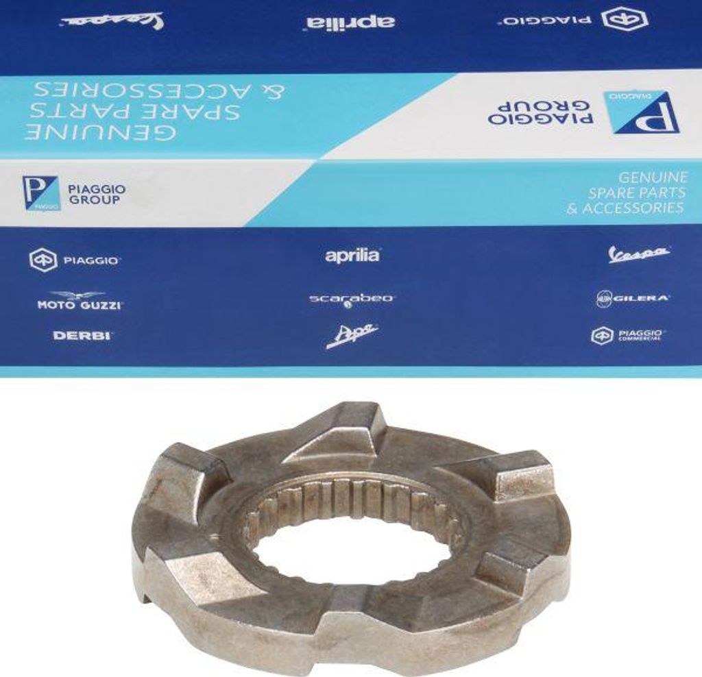 Original Piaggio Kickstartermitnehmer Kickstarterscheibe 827386 für Piaggio Beverly Hexagon Zip Runner