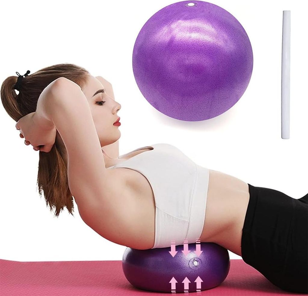 Yogabal Fitnessball Antislip Anti-Kratz-Ball für Bauch- und Schultertraining 25 cm Sportball Gleichgewichtstraining