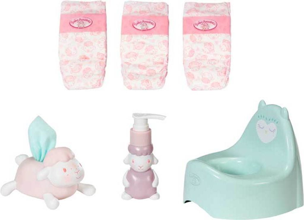 Zapf 706602 Baby Annabell Set de pot menthe-verte/rose Image du produit 