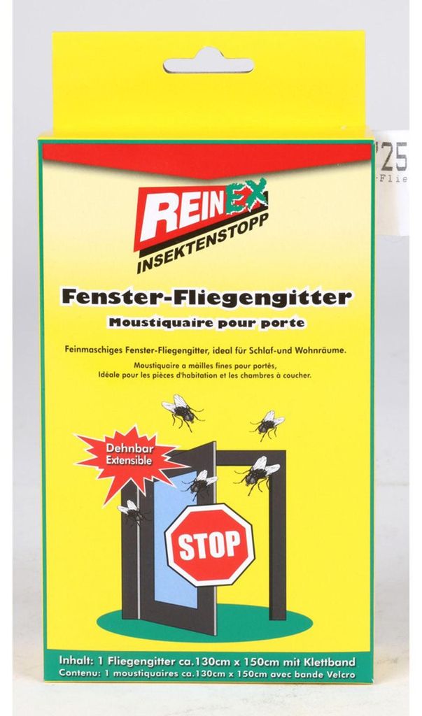 Fenster Fliegengitter 150x130 cm feinmaschig mit Klettband 24er Pack – Insektenschutz für Fenster mit Luftzirkulation ohne Bohren montierbar