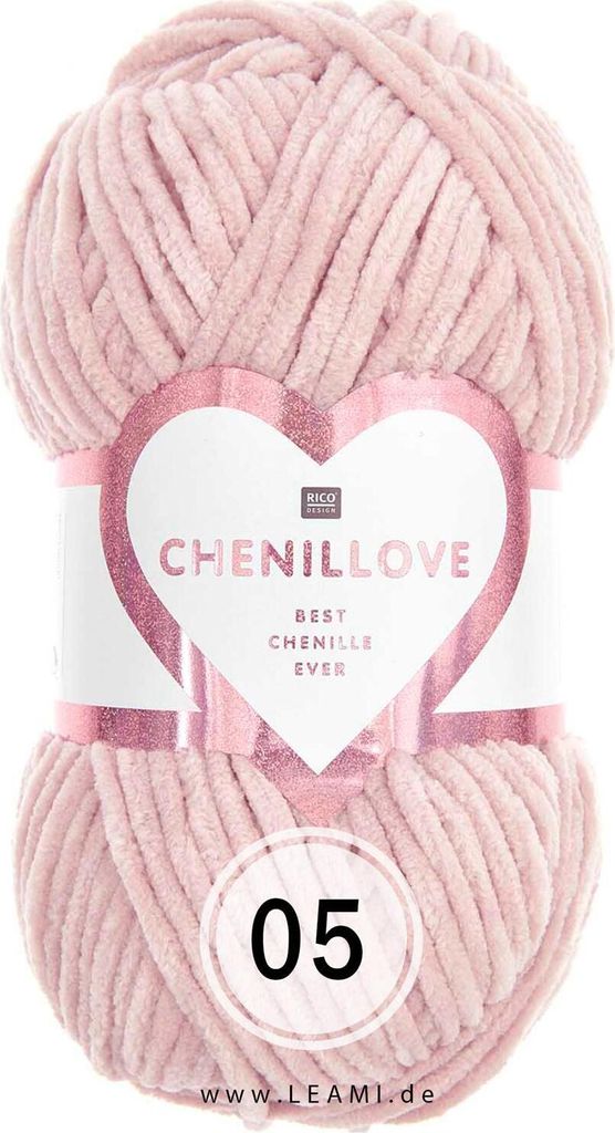 Creative Chenillove Rico Chenille (100g/110m) 05 rosa Produktbild 