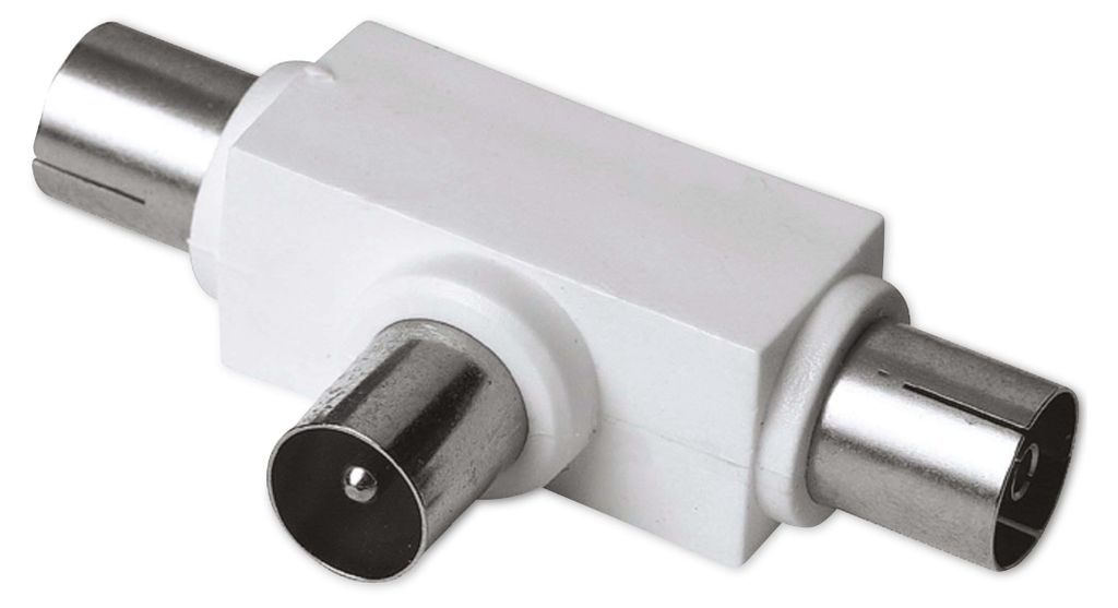 Hama Antenna Distributor Coaxial Male Plug - 2 Coaxial Produktbild 