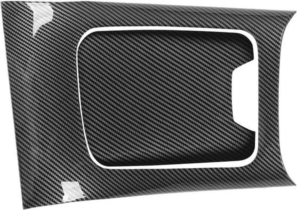 Insert décoratif de console GLC X254 style carbone noir brillant 2023