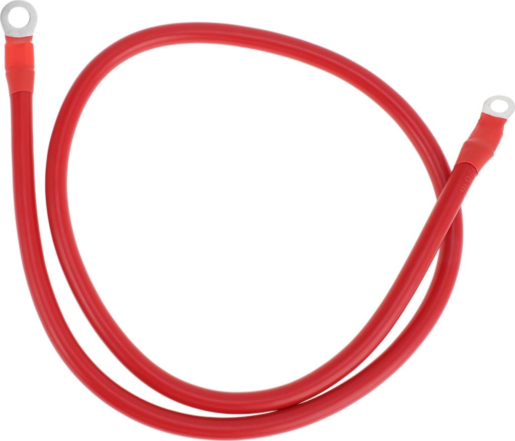 105cm 4AWG Batterie-Wechselrichterkabel 3/8" 5/16" Batteriekabel verzinntes Kupfer Rot OT Typ 1 Stk