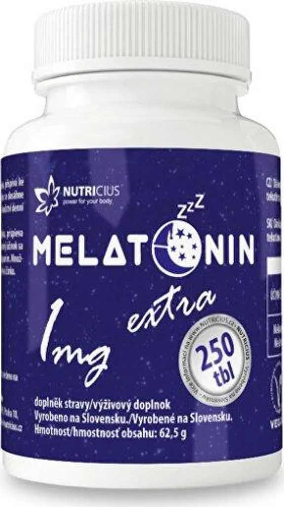 Mélatonine 1 mg : Solution Insomnie et Réveils Nocturnes - 250 tbl.