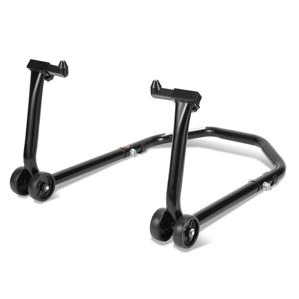 Hebitod Motorradständer 300 kg Montageständer für Vorne | Adapter U-Type| Tragkraft Motorradheber Motorrad Schwarz