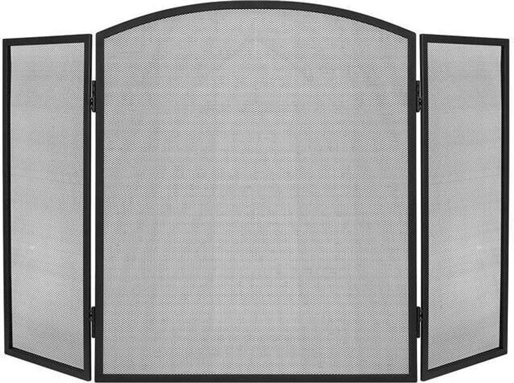 Kaminabdeckung Edelstahl Innen 118x76 cm Schwarz Produktbild 16