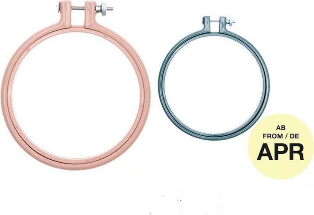 Stickring - Rosa - ø 10,1 cm + Benzin - ø 12,7 cm