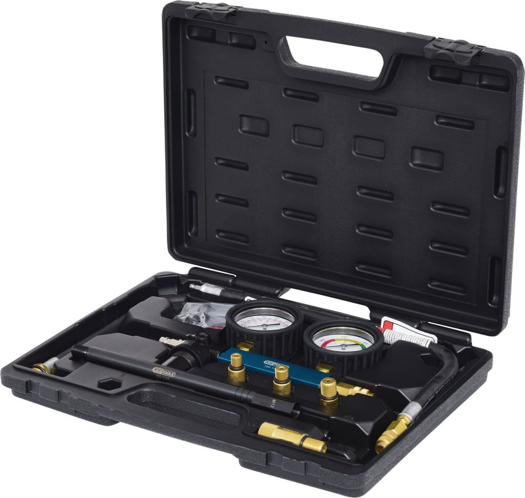 KS Tools Zylinder-Druckverlust-Tester, 9-tlg, 150.1780