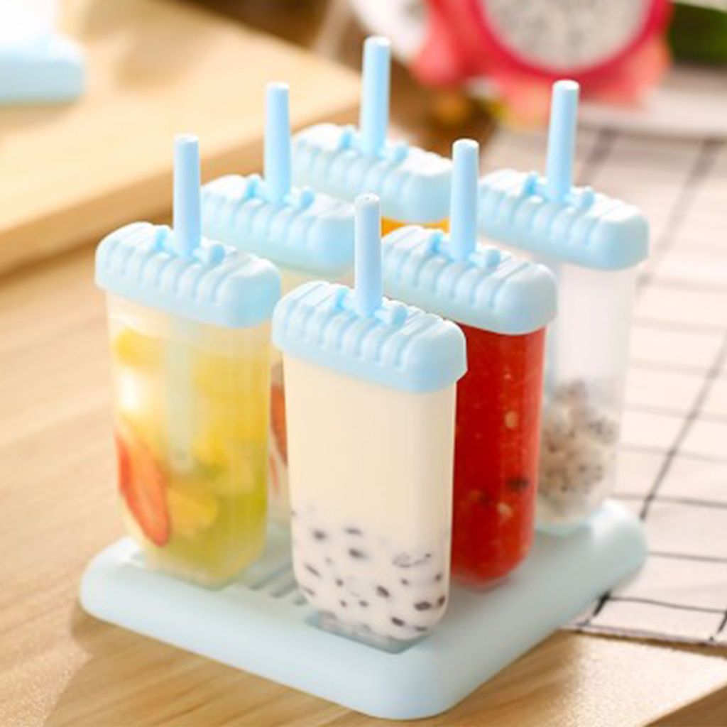 150 Eisformen + 6 Neopren-Halter - Wiederverwendbare DIY Eis Am Stiel Set Für Joghurt & Saft, Mit Trichter