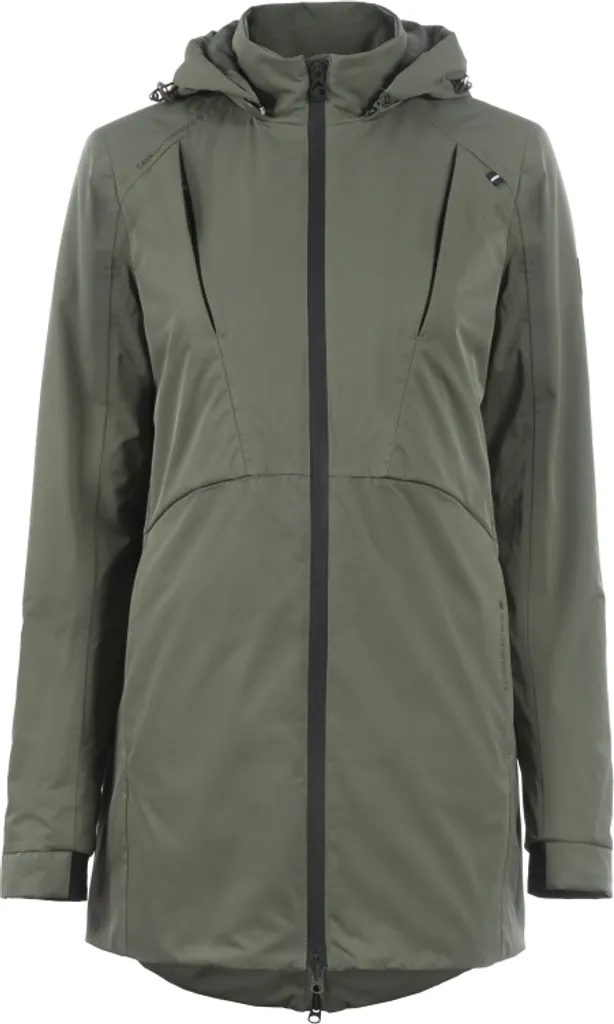 Veste de Sport Imperméable Femme Cavallo GINI Olive Parka Légère Taille 36