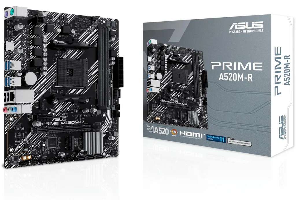 Améliorez votre PC avec ASUS PRIME A520M-R carte mère stable socket AM4