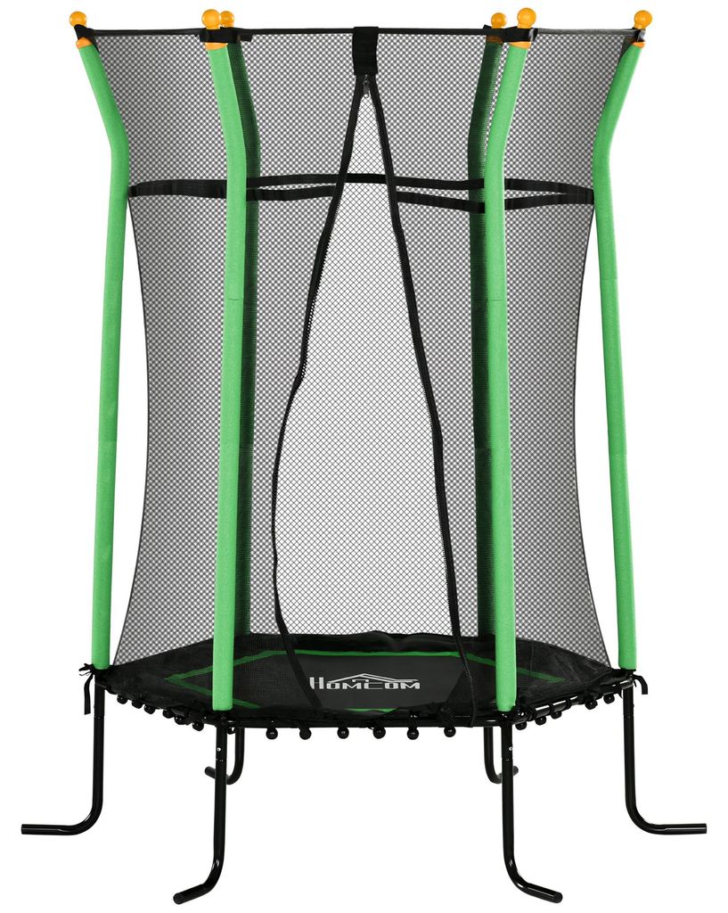 HOMCOM Kinderen Trampoline, 122 x 111 cm, Binnentrampoline, Productafbeelding 