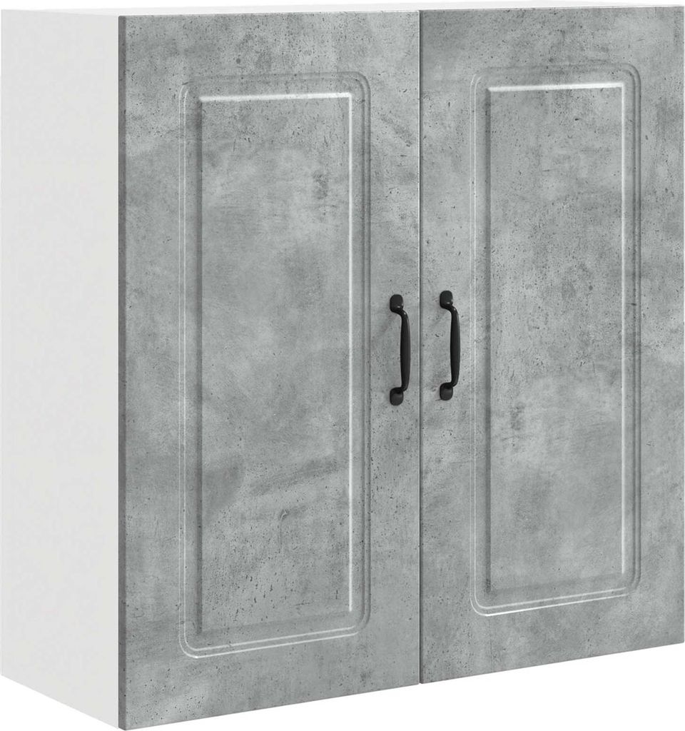 Küchenschrank Kalmar Beton Grau 80 x 31 x 80 cm Holzwerkstoff
