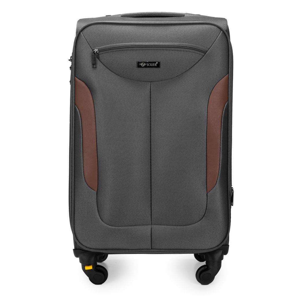 Solier Valises WALIZKASTL1801DARKGREYBROWN23M52387 Image du produit 