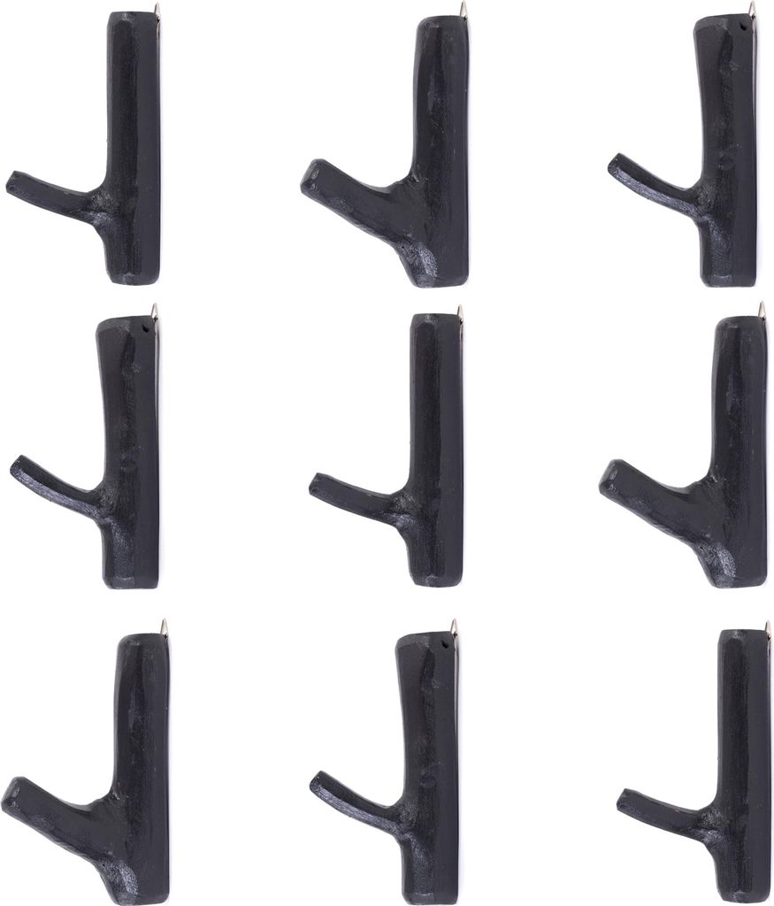 Šatní háčky 9er Set LIMB | Teakholz Wurzel, Šatní Obrázek produktu 