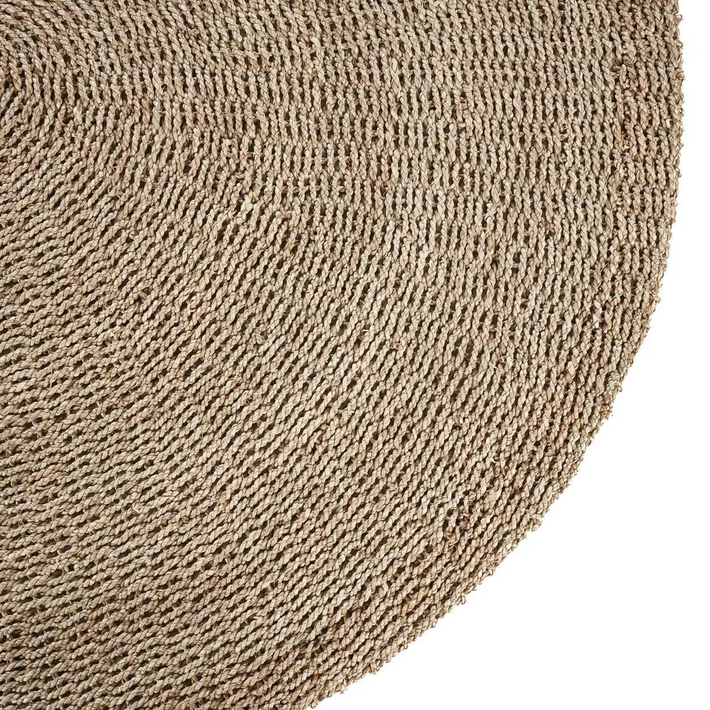 Tapis sisal marron 150x150cm : Solution durable contre l'usure du sol - 2