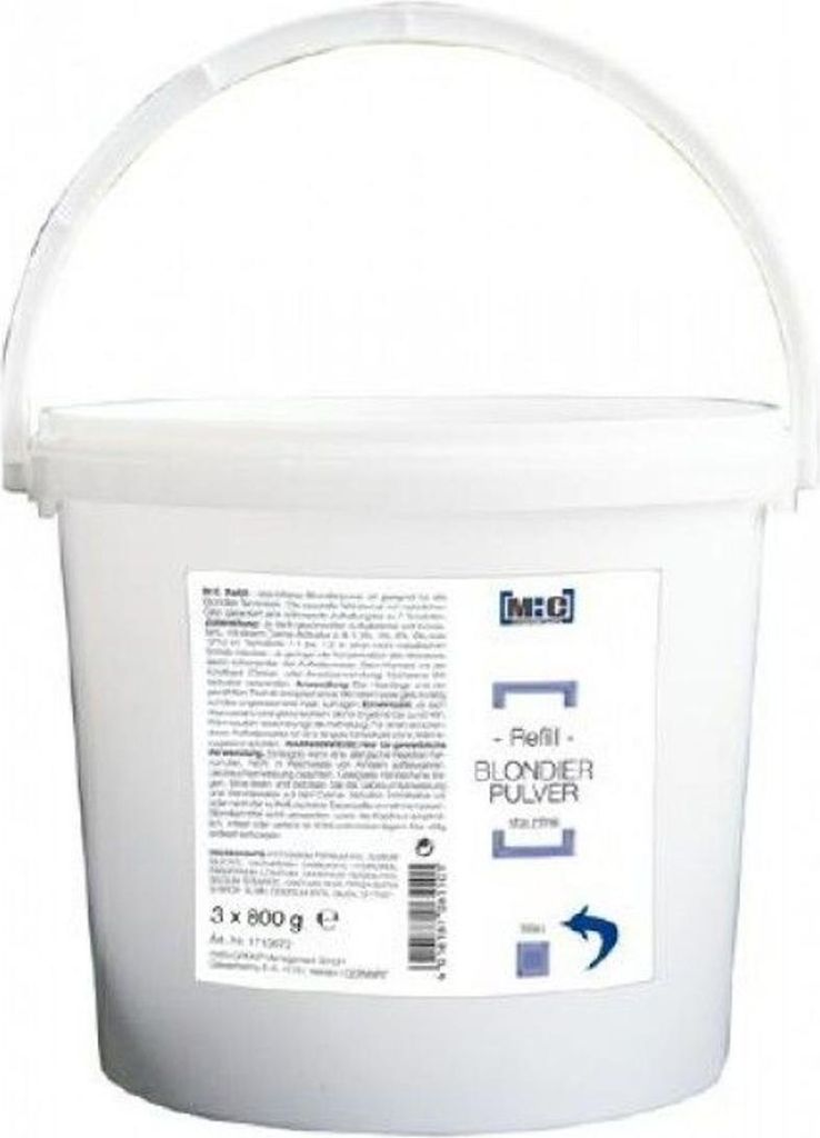 M:C 3 x 800 g Blondierpulver im Eimer, Blondiereimer Produktbild 