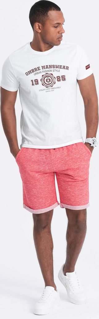 Ombre Clothing Trainingshosen für Männer Ghiluz rot XXL