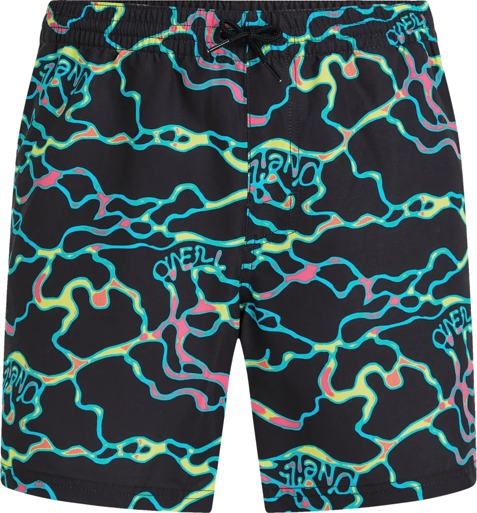 Short de bain O'Neill Cali Crazy 16'' Black Ocean View en taille L