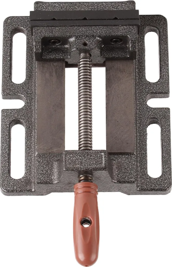 Fixation sécurisée pour perceuse d'établi étau 100 mm noir pro