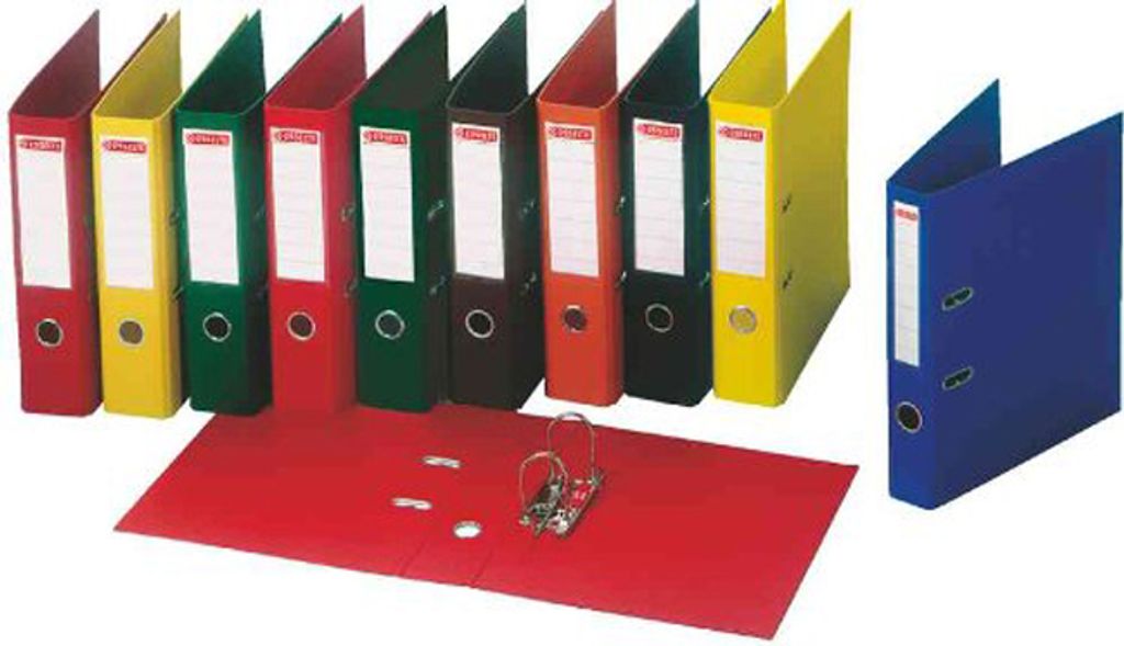 Esselte Plastik Ordner Standard DIN A4 50 mm sortiert (10 Ordner)