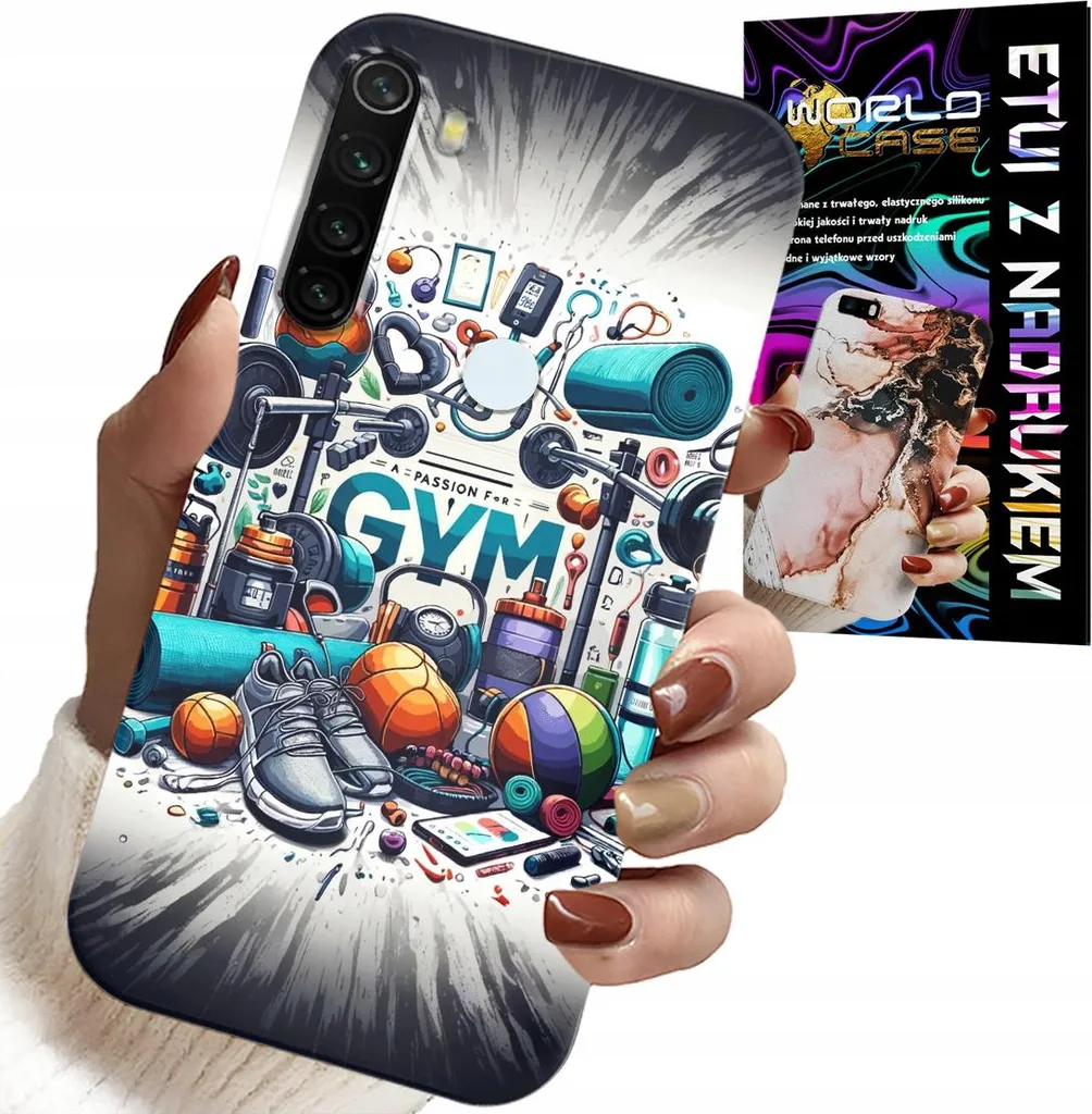 Custodia Xiaomi Note 8T Anti-Urto Palestra + Vetro Temperato Pro