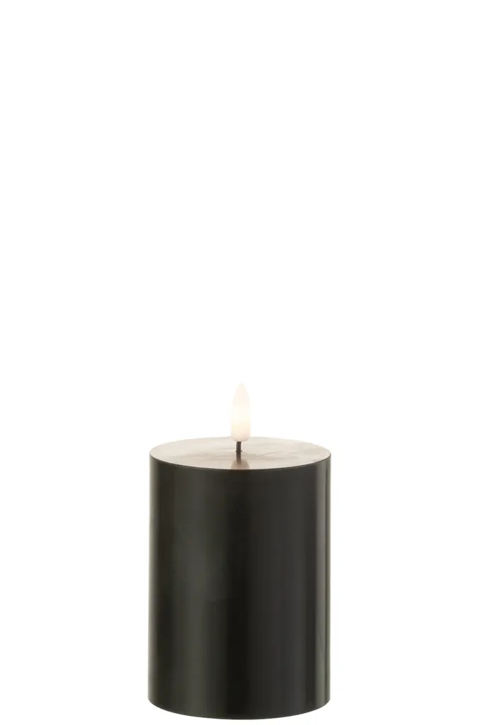 Bougie LED Noire J-Line Small - Fini la Cire Coulée et les Risques de Feu
