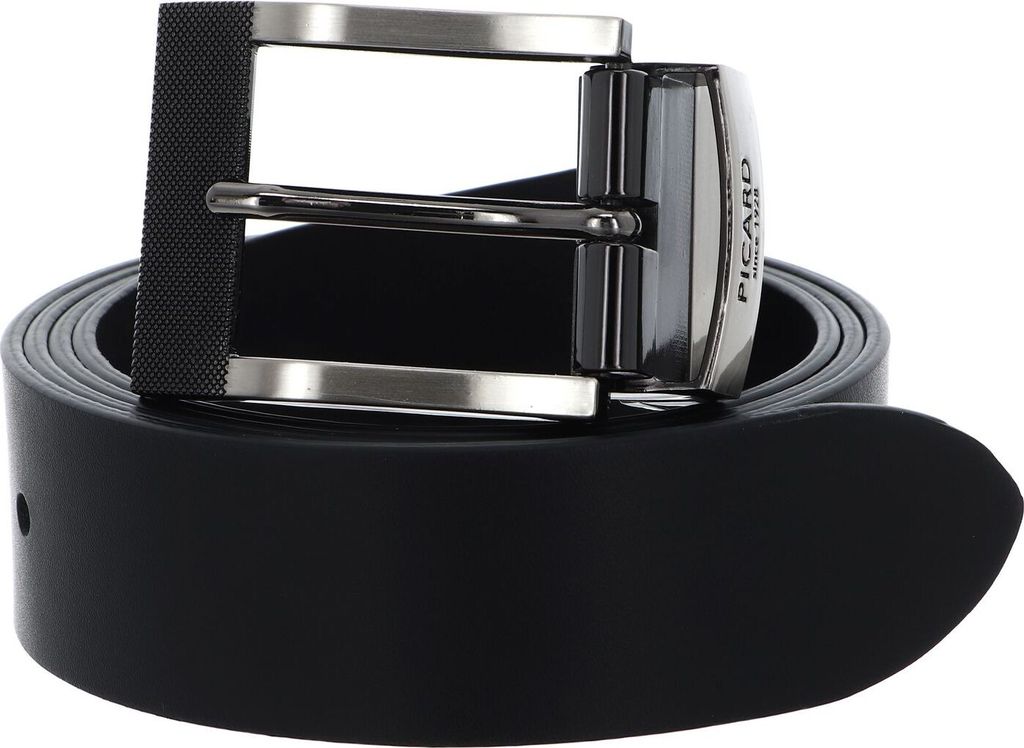 PICARD Leder Gürtel Belt Leather Belt W110 Black schwarz