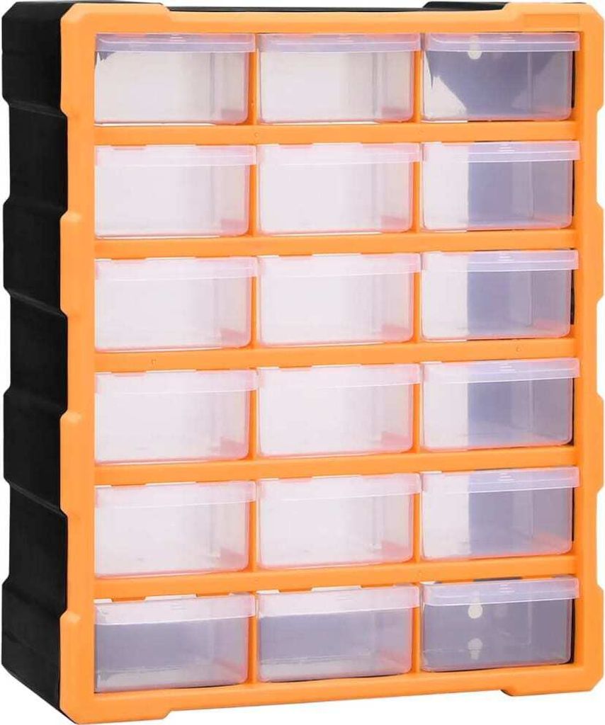 "im Sonderangebot"Multi-Schubladen-Organizer 18 Schubladen 38x16x47cm NEU691978 - Schubladeneinsätze & -organizer