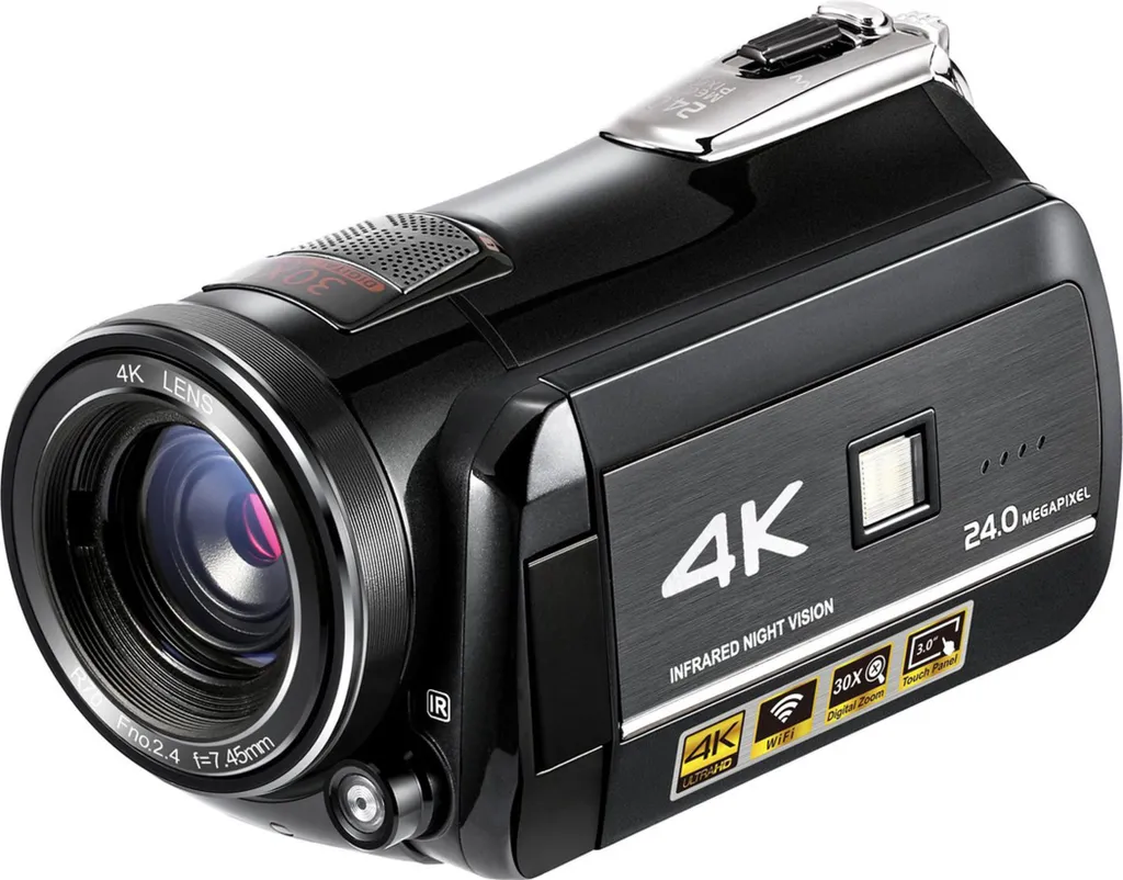 Caméscope 4K pour Vlogging et Famille Lipa AD-C1 Wifi Haute Résolution