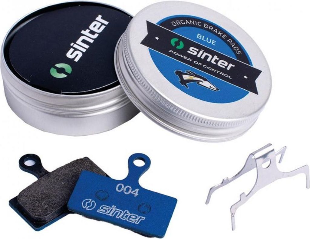 Scheibenbremsbelag Sinter 004 Shimano G organisch, E-Bike, blau, Set, in Dose