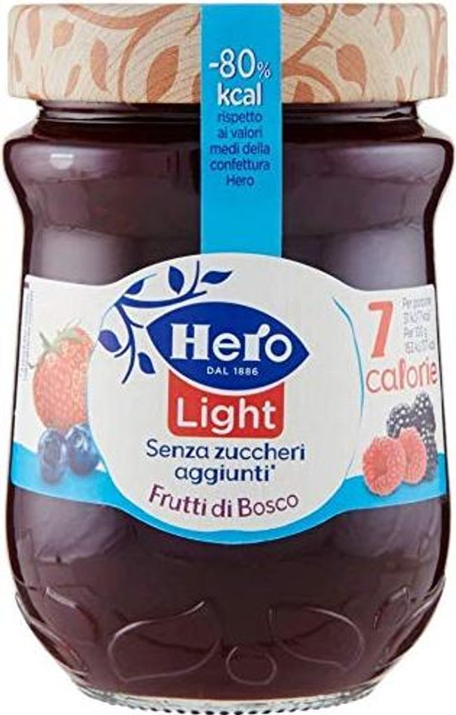 6x Hero Light Konfitüre Leichte Brotaufstriche wilde Beeren Produktbild 