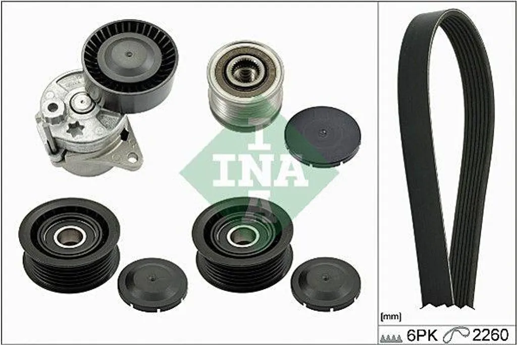 Kit de courroies accessoires crantées pour Mercedes Sprinter et Vito