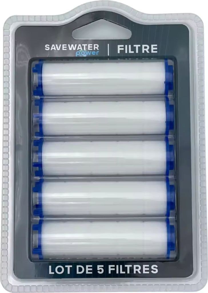 Best Direct Savewater Power Filter, 5 Ersatzfilter für Duschbrause Save Water
