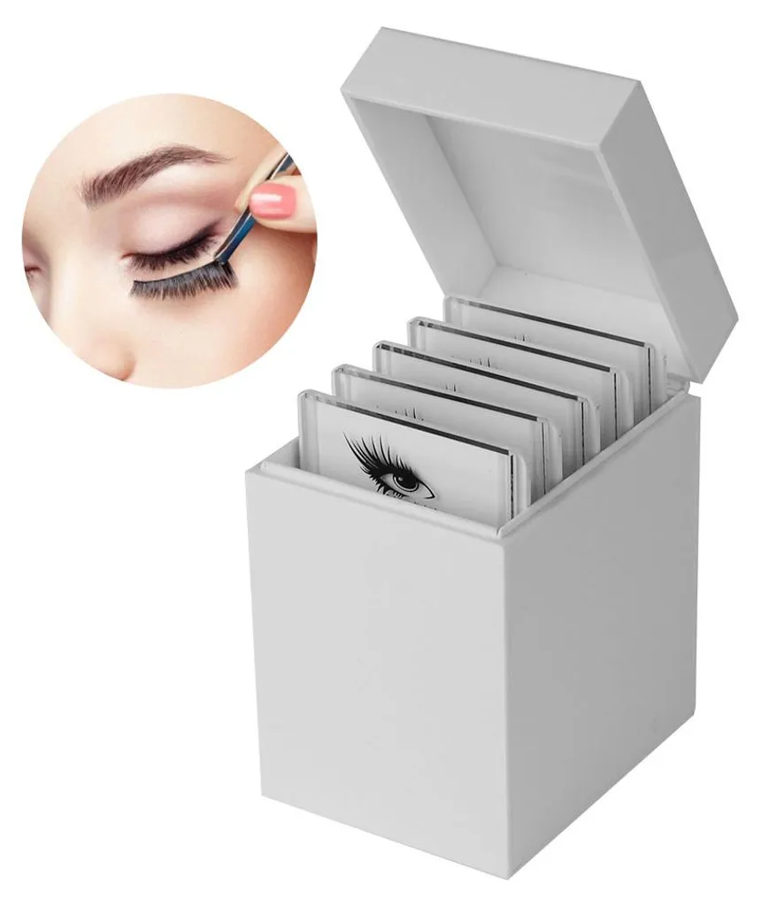 Présentoir de Cils Transparent à 5 Étages en Acrylique Résistant