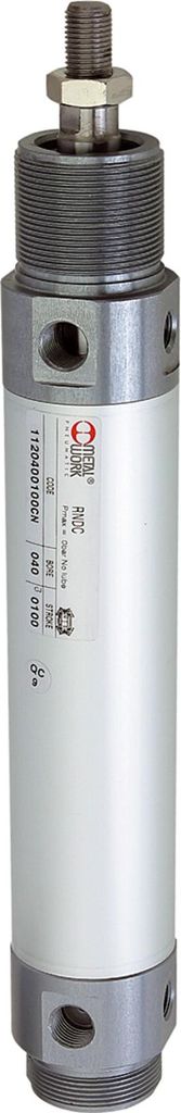Riegler Rundzylinder, doppeltwirkend, Magnet, Kolben-Ø 40, Hub 125, G 1/4